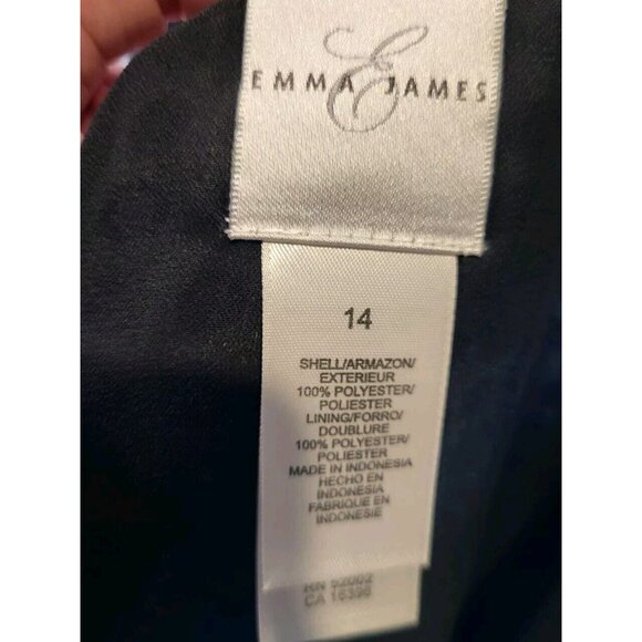 Emma James Beige Brown Dot Flutter Sleeve Cottagecore Midi Dress Sz 14 - Picture 5 of 7